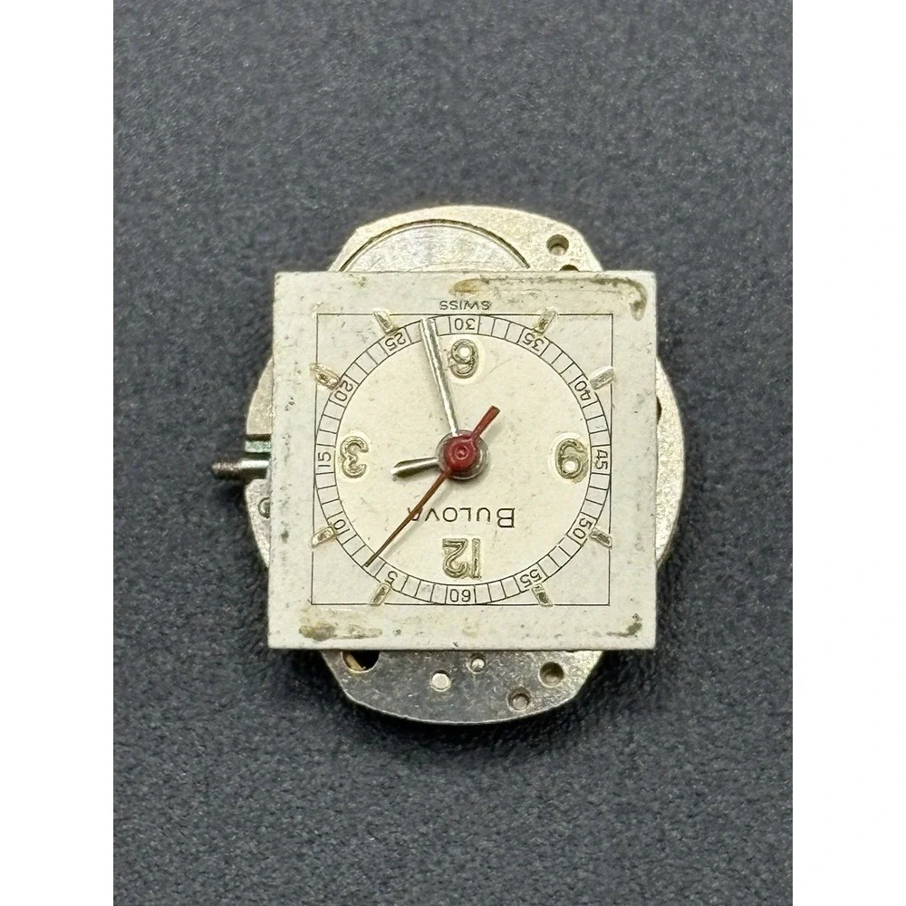 Bulova Ladies Watch Movement 6CFC Free Balance As-Is D15